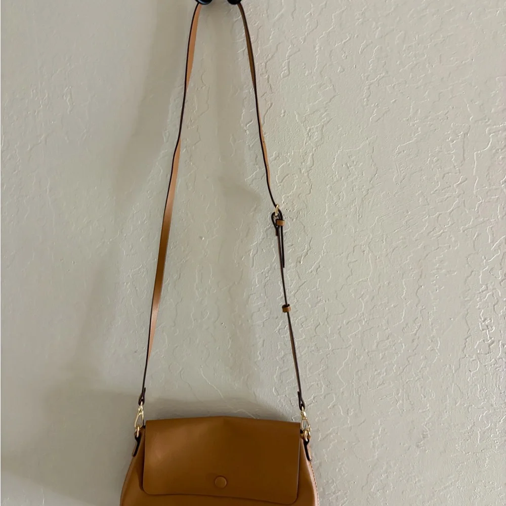 RP Elegant Tan Crossbody Bag